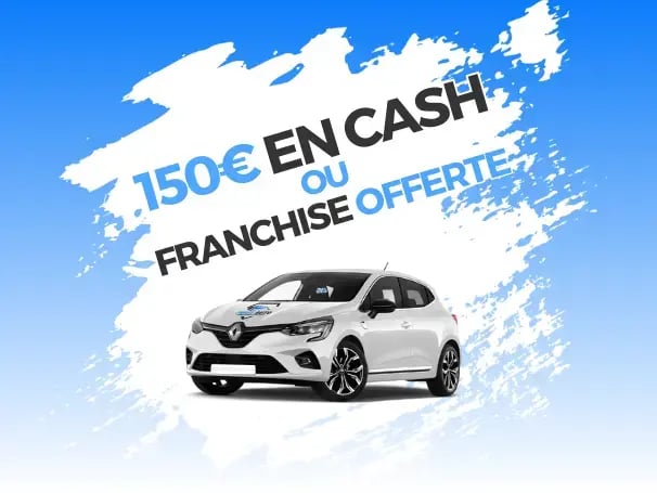 Pare-brise endommagé nécessitant réparation